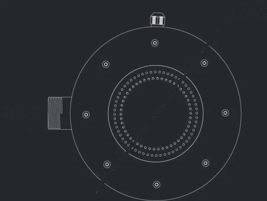 AquaBLAST technical drawing