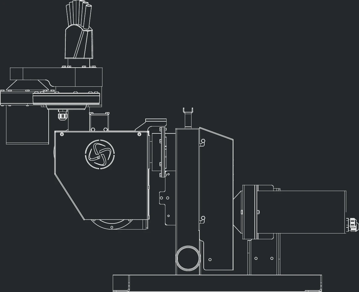 AquaROBO - ROLL technical drawing