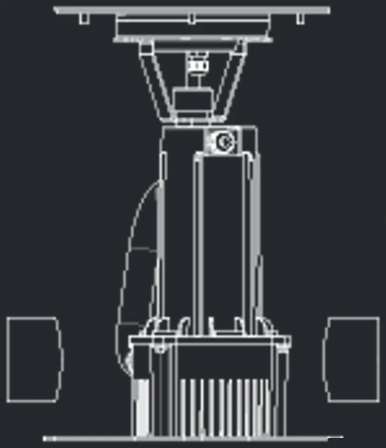 AquaVARIO B DryDECK technical drawing