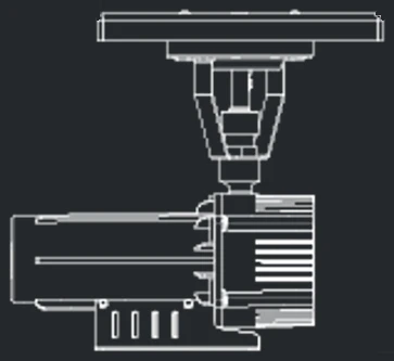 AquaVARIO T DryDECK technical drawing
