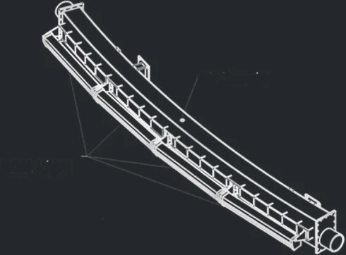 LACE WATER CURTAIN technical drawing