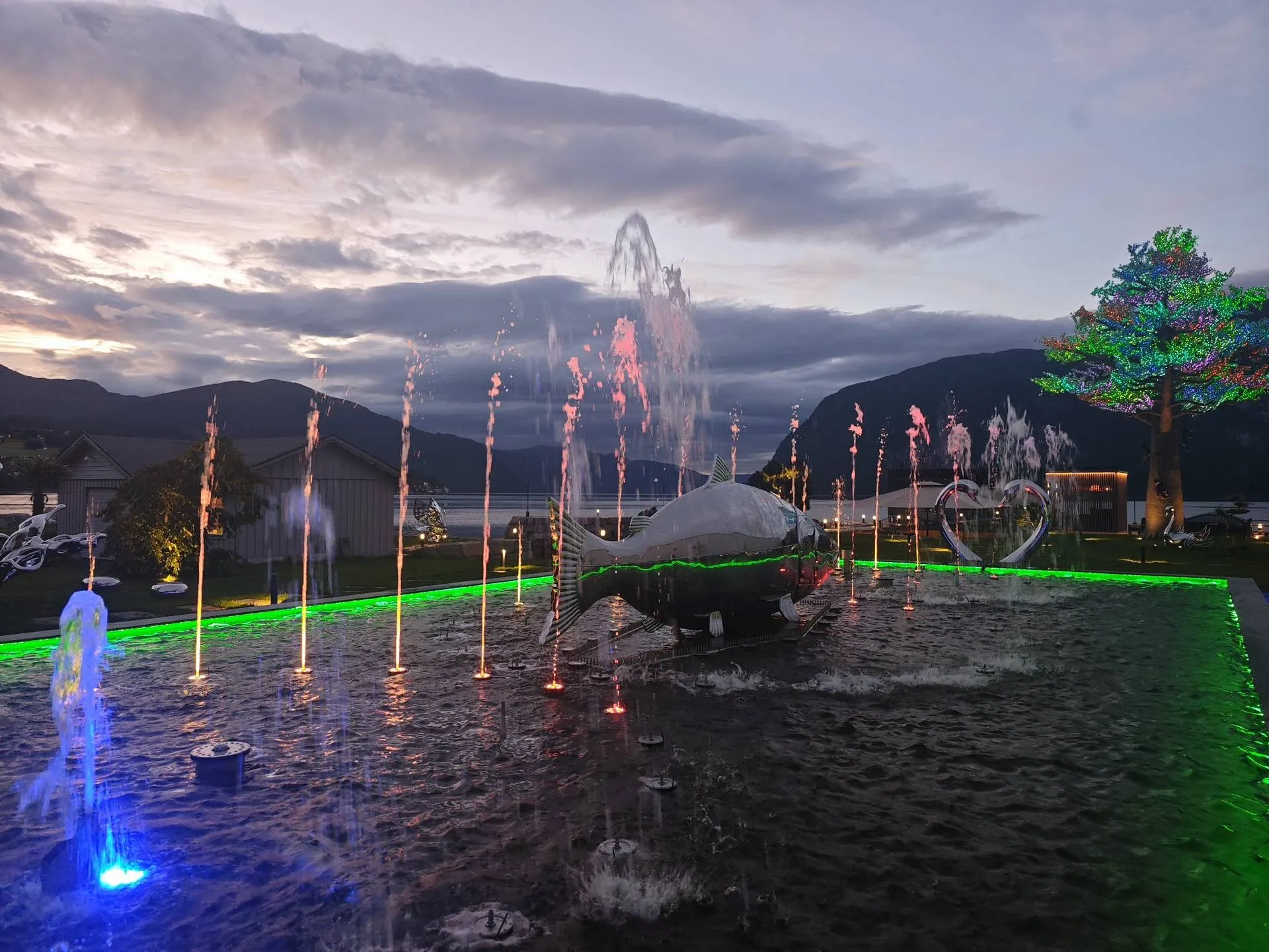 Stranda Animated Fountain, Norway