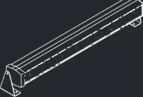 Wallwasher technical drawing